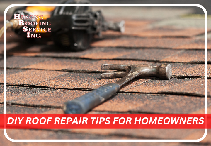 hammer and nail gun used for roof repair in Grove, OK