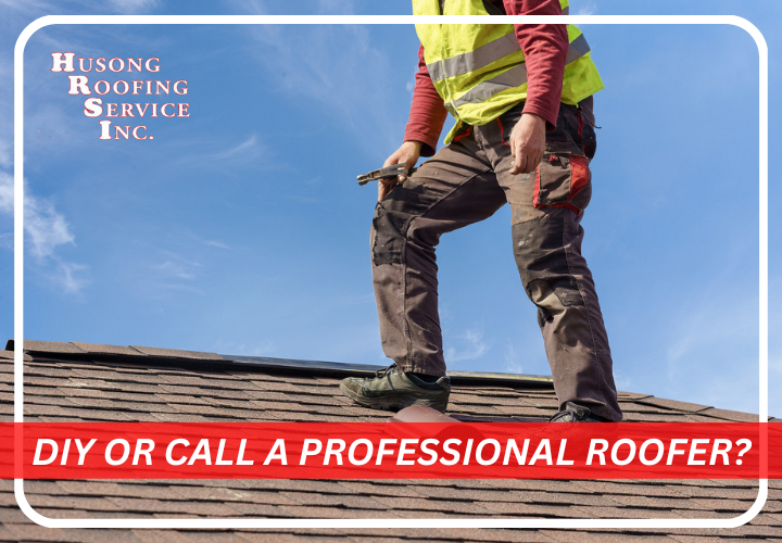 Professional Colcord roofing contractor inspecting a roof