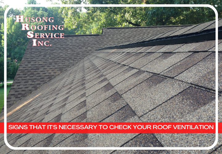 A professional Arkansas roofer inspecting roof ventilation